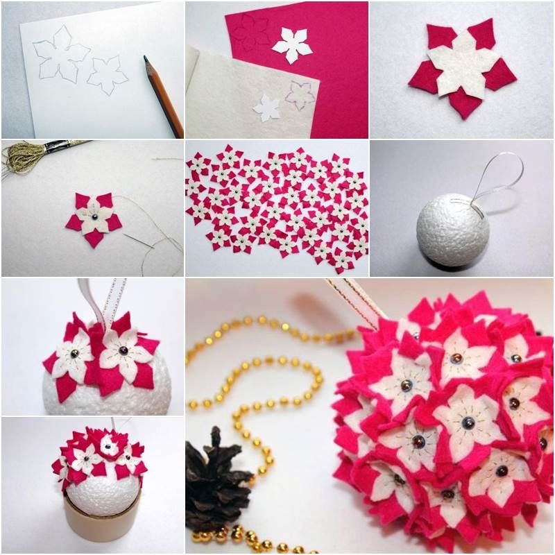 How to make a felt ornament for Christmas How to make a felt ornament for Christmas