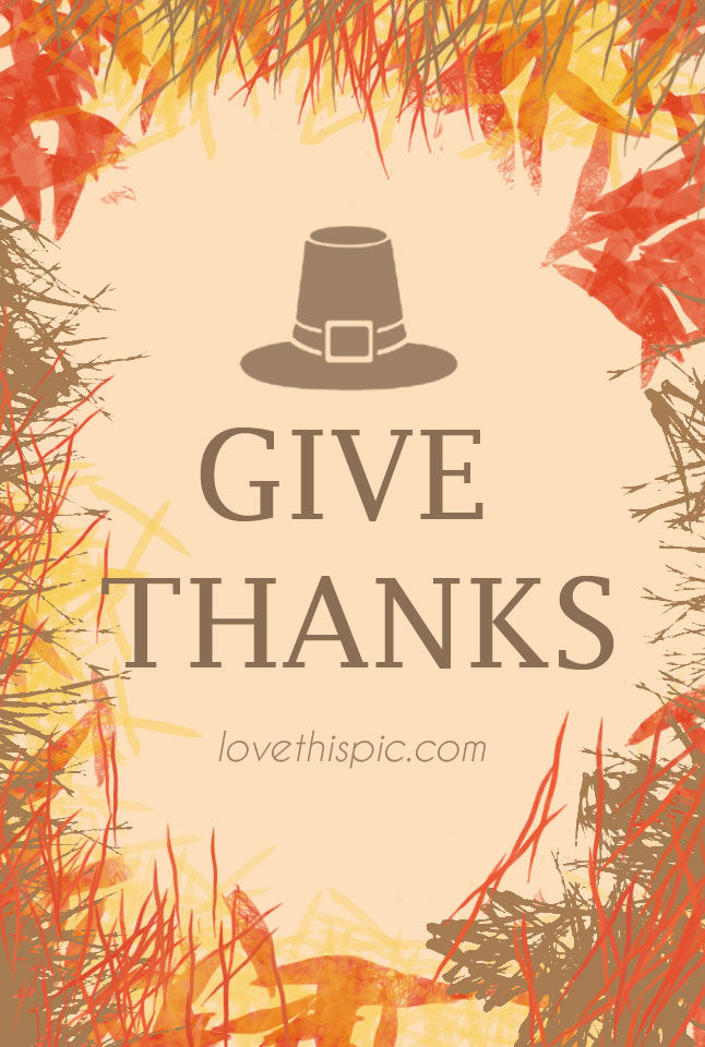 Give Thanks Give Thanks