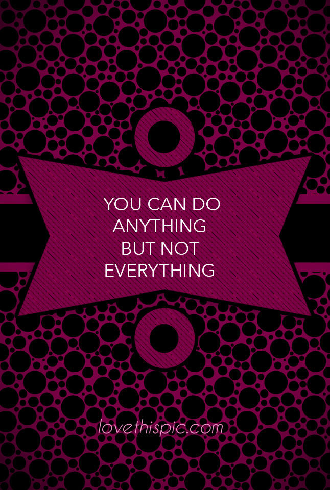 You can do 