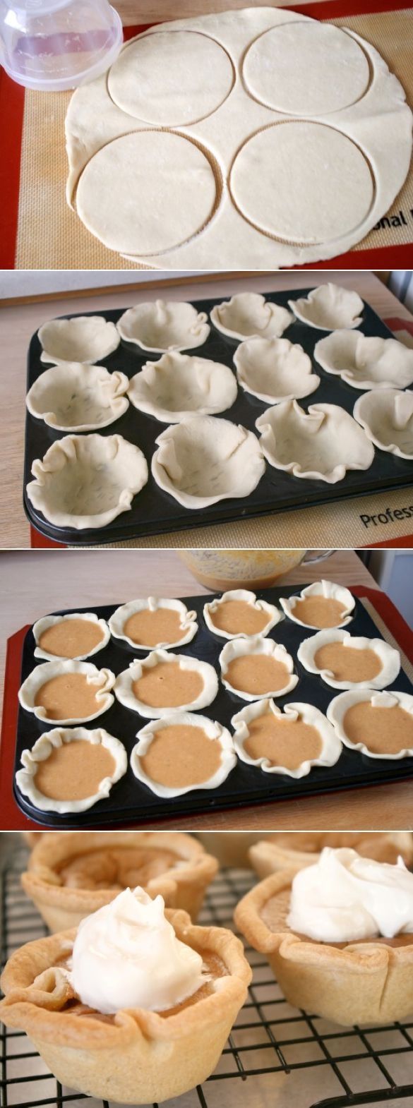 DIY Mini Pumpkin Pies