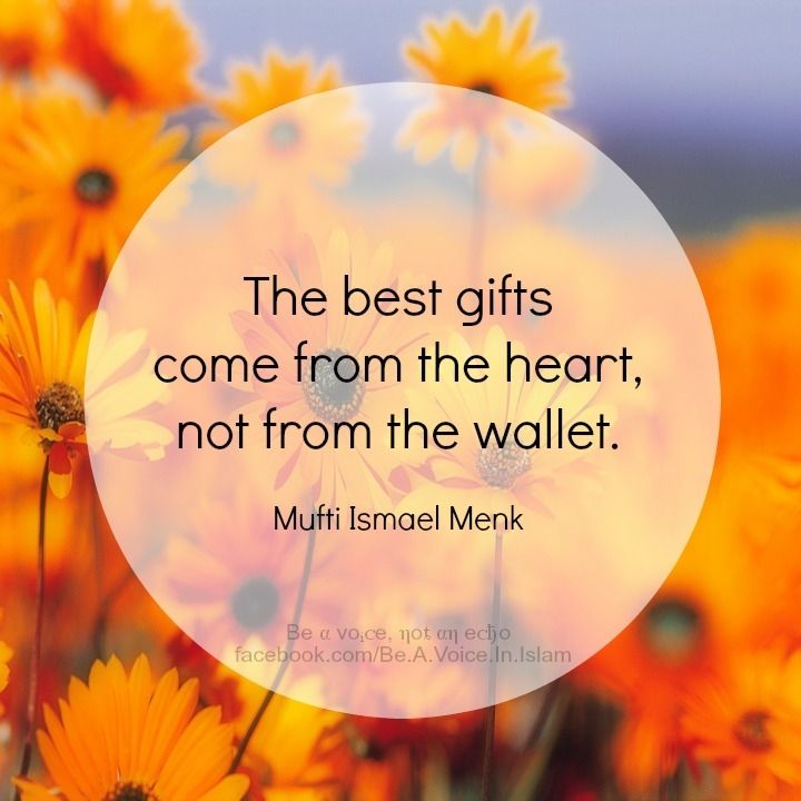 The best gifts