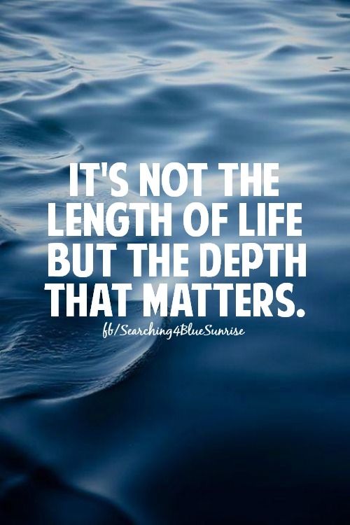 not the length not the length