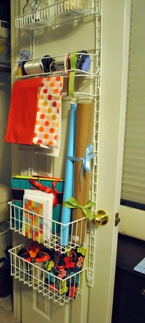 Gift Wrap Organization