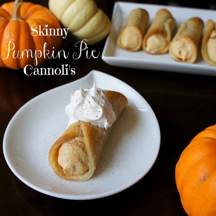 Pumpkin Pie Cannolies Pumpkin Pie Cannolies