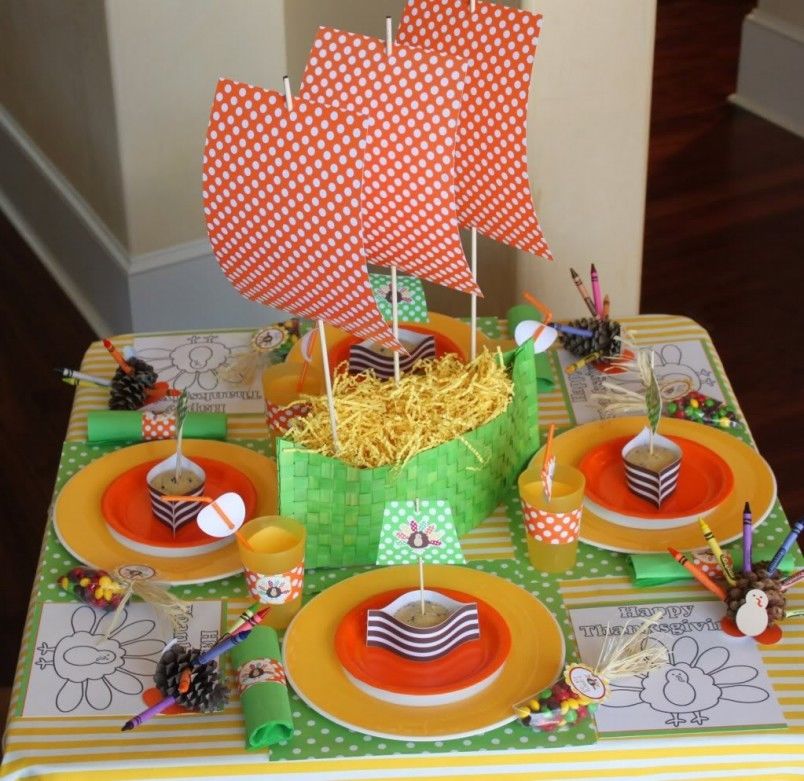Kids Thanksgiving Table Kids Thanksgiving Table