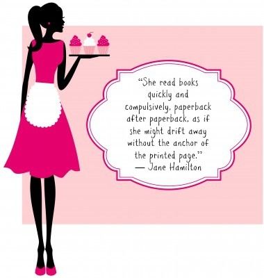 She reads books quickly and compulsively.... She reads books quickly and compulsively....