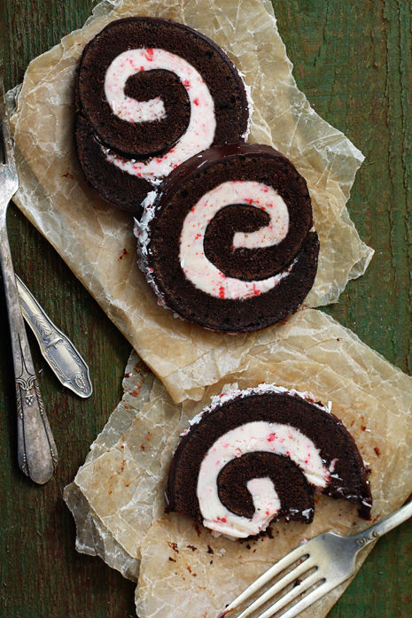 Peppermint Chocolate Rolls Recipe Peppermint Chocolate Rolls Recipe