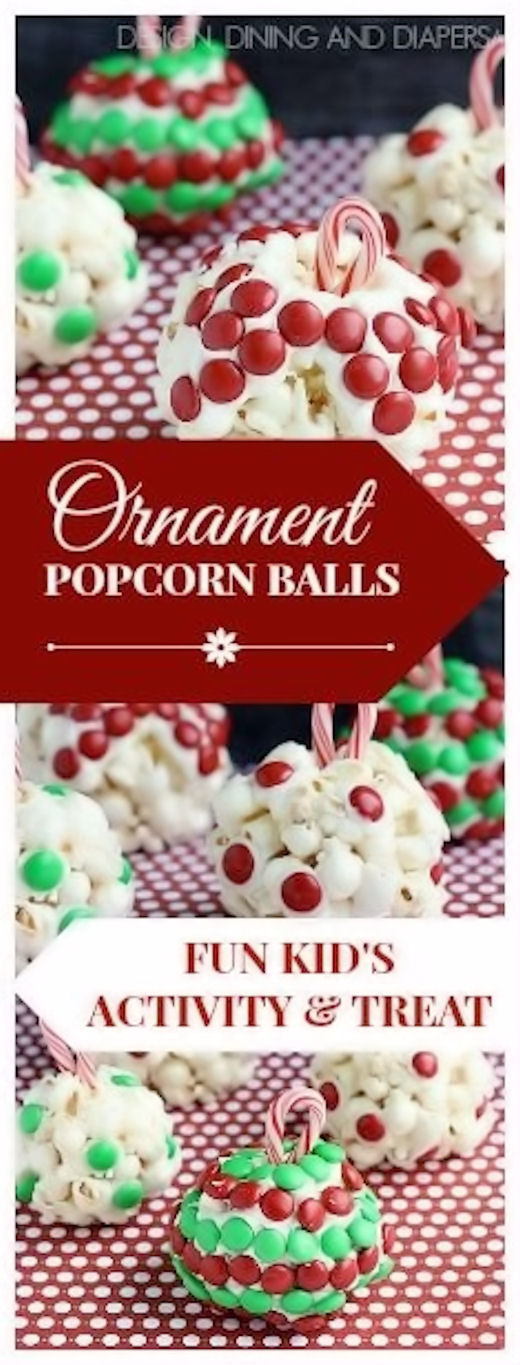 Ornament Popcorn Balls Ornament Popcorn Balls
