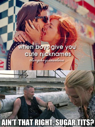 When Guys give woman nicknames