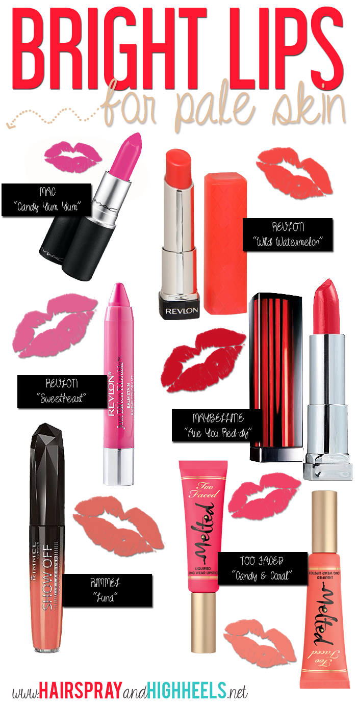 Bright Lips For Pale Skin Bright Lips For Pale Skin