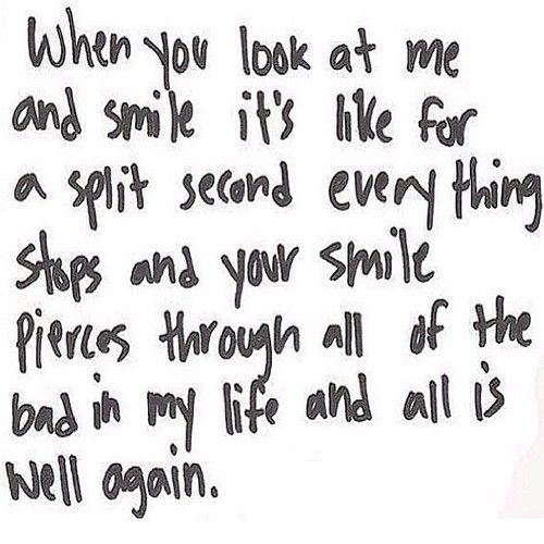 your smile your smile