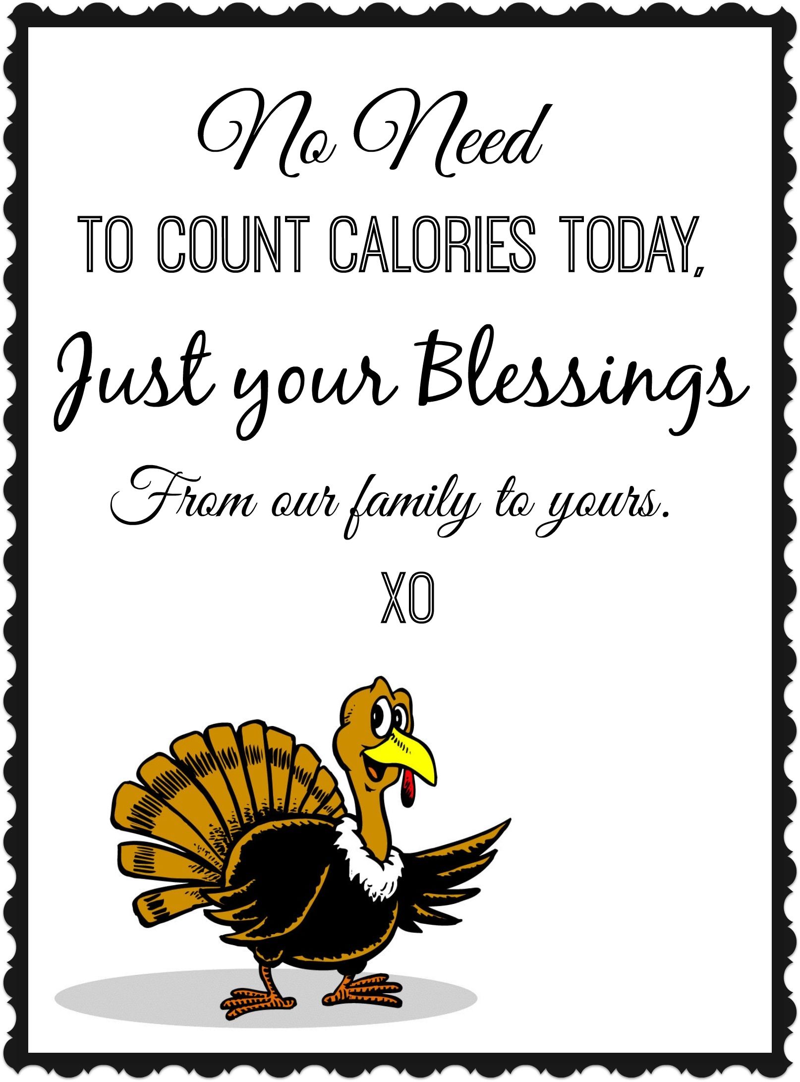 No Need To Count Calories Today No Need To Count Calories Today