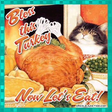 Bless This Turkey Now Let's Eat! Bless This Turkey Now Let's Eat!