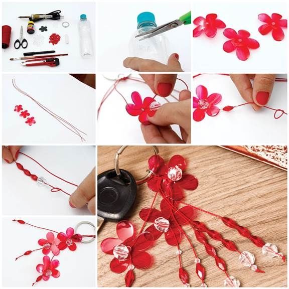 DIY Plastic Flowers