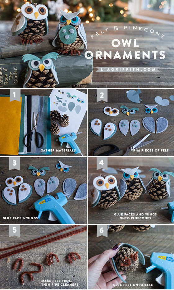 DIY Owl Ornaments DIY Owl Ornaments