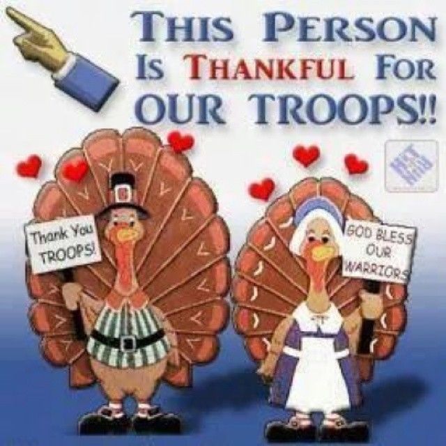 Thankful for our troops