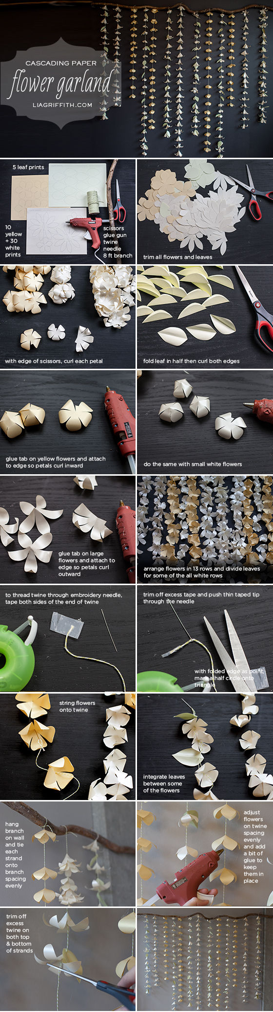 DIY Flower Garland DIY Flower Garland