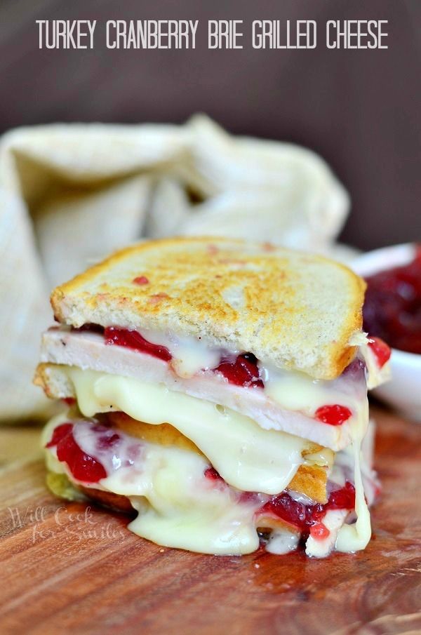Turkey Cranberry Grilled Cheese