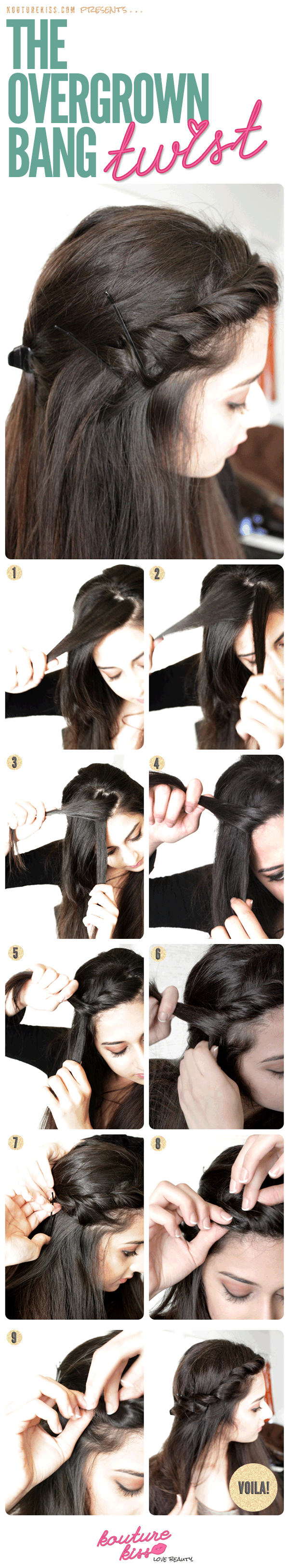 DIY Overgrown Bang Twist