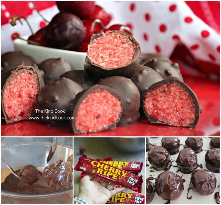 How to make cherry ripe balls