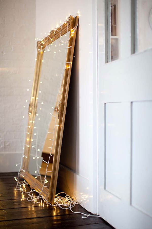 Christmas Light Mirror Christmas Light Mirror