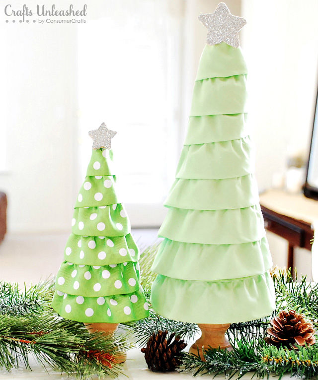 How to make a ruffled christmas tree How to make a ruffled christmas tree