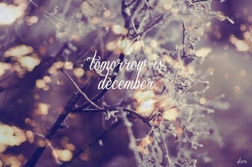 Tomorrow is December