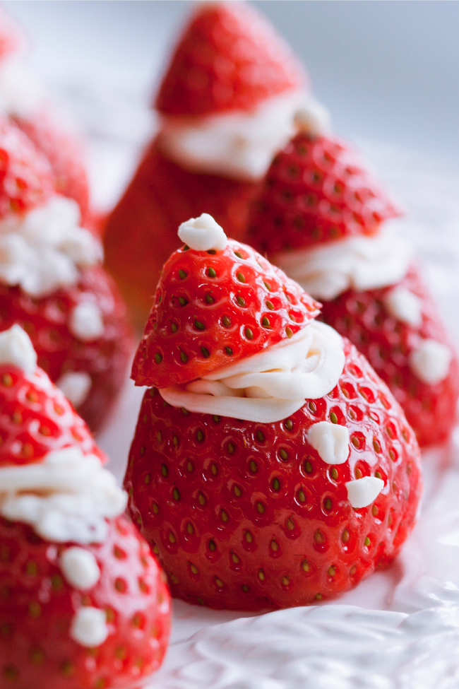 Strawberry santa treat Strawberry santa treat