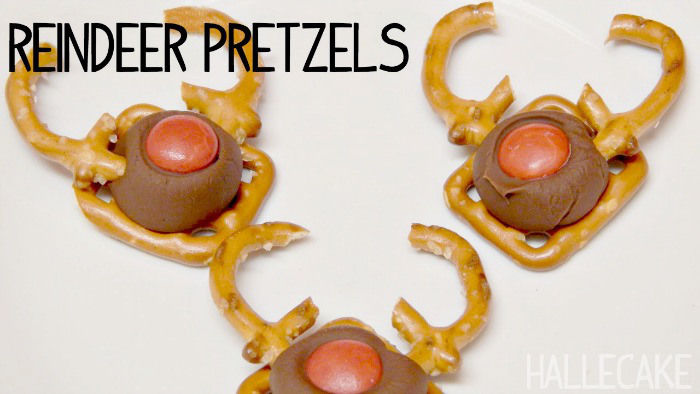How to make reindeer pretzels