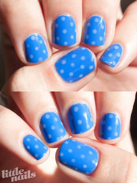 Polka dot nails Polka dot nails