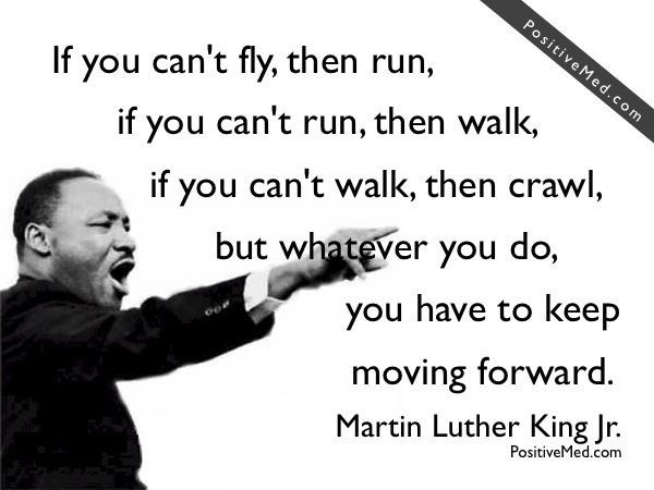 Keep moving forward