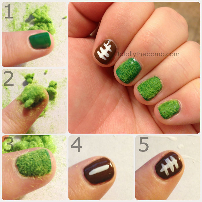 How to make football nails