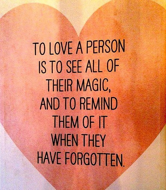 to love a person to love a person