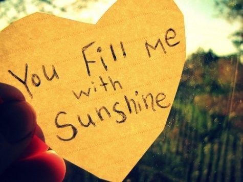 You Fill Me With Sunshine