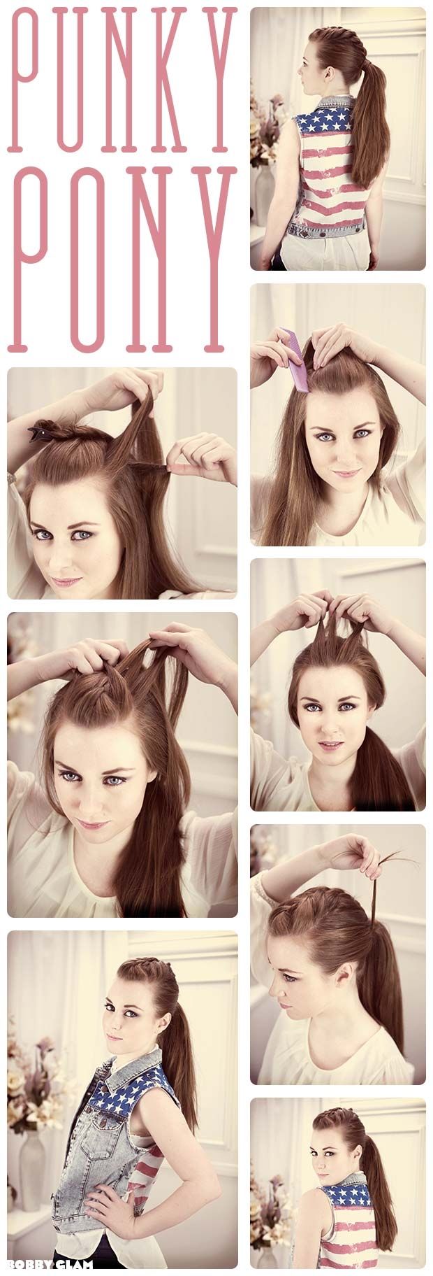DIY Punky Ponytail