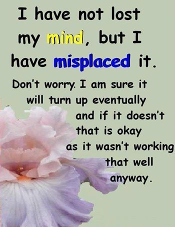 lost my mind