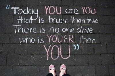today you are you