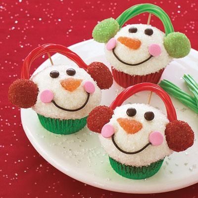 Cute Snowman Cupcakes Cute Snowman Cupcakes