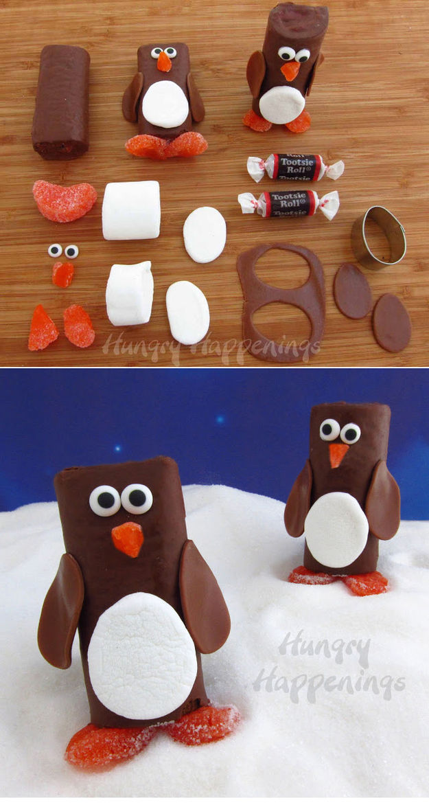 DIY Snowcake Penguins
