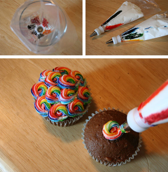 Rainbow Cupcakes Rainbow Cupcakes
