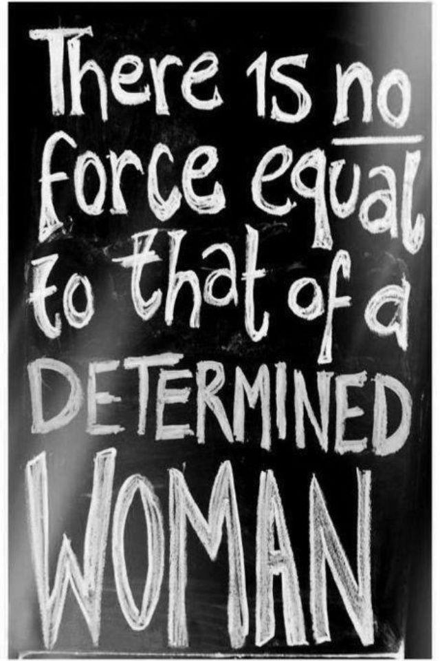 Determined Woman