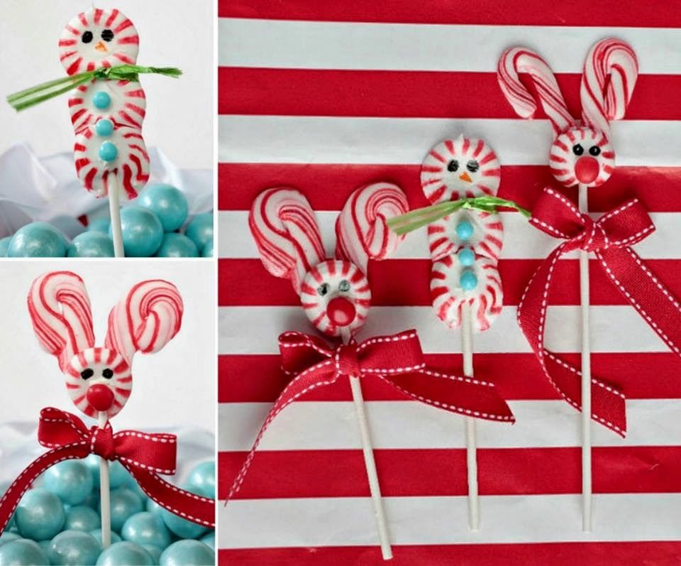 How to make candy cane lollipops