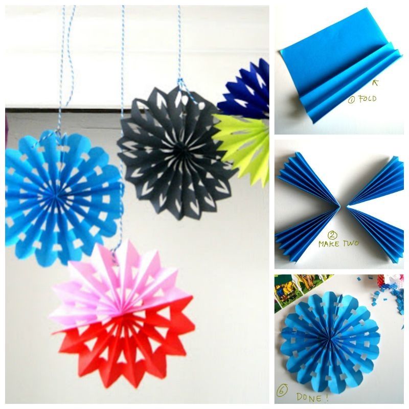 How to make snowflake ornaments