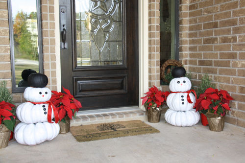 Pumpkin Snowmen Pumpkin Snowmen