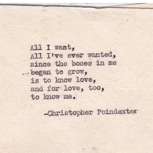 All I Want
