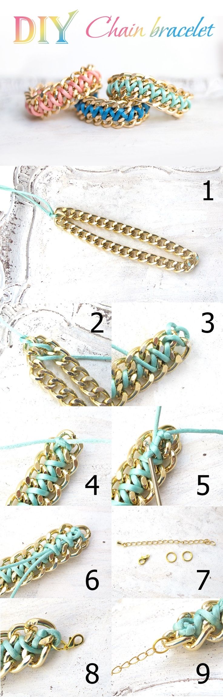 DIY Chain Bracelet DIY Chain Bracelet
