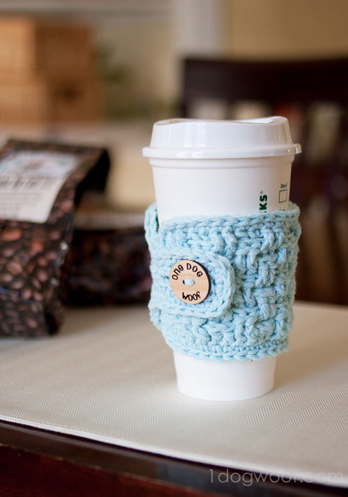 How to make a crochet cup cover How to make a crochet cup cover