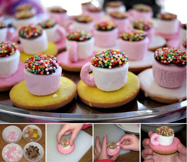 How to make marshmallow teacups How to make marshmallow teacups