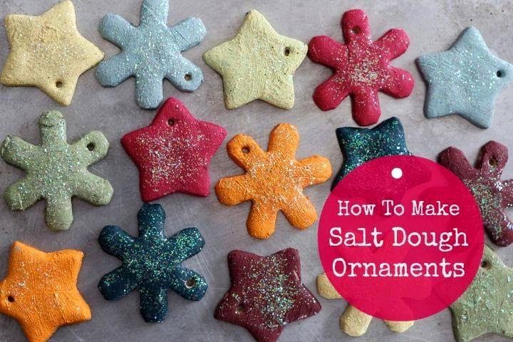 DIY Salt Ornaments Using Dough