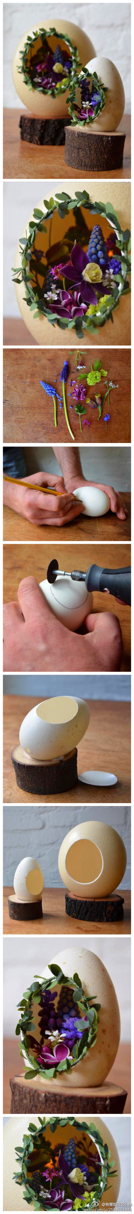 How to make a garden egg decoration